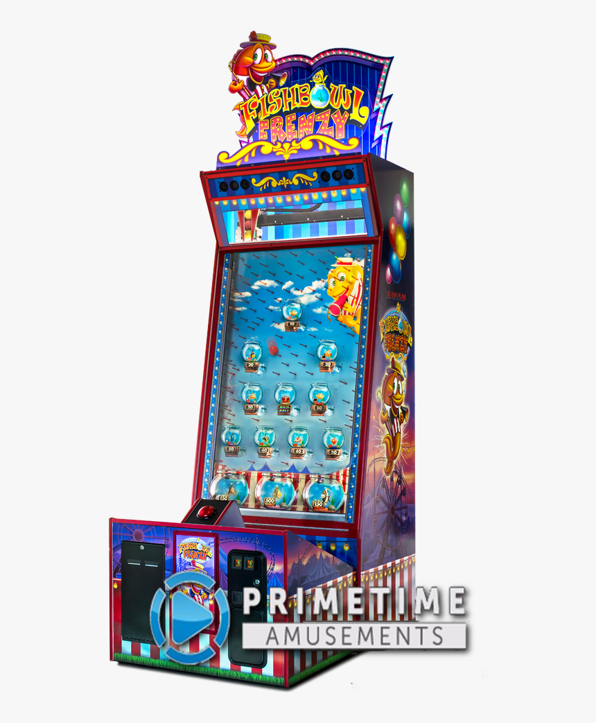 Fishbowl Frenzy - Primetime Amusements - Fishbowl Frenzy Arcade Game, HD Png Download