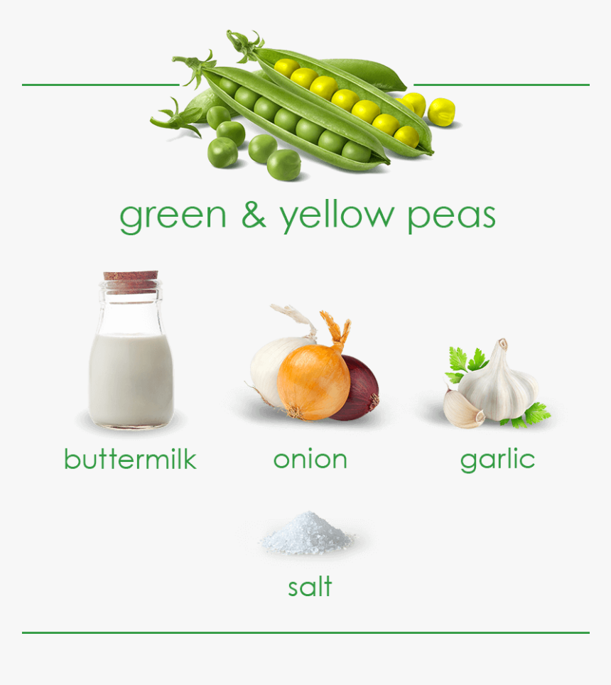 Peas And Ranch Ingredients Image - Snow Peas, HD Png Download