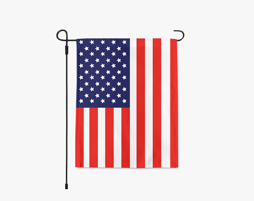 American Flag Garden Flag 
title American Flag Garden - American Flag On The Wall, HD Png Download