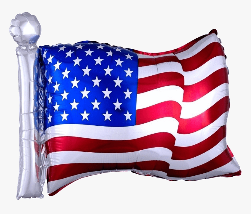 American Flag Usa America Balloon - Graduation Cap And Usa Flag, HD Png Download