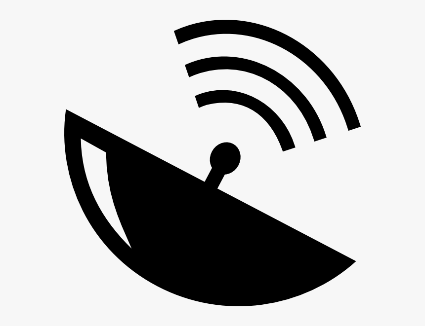 Clipart Satellite Dish Png, Transparent Png