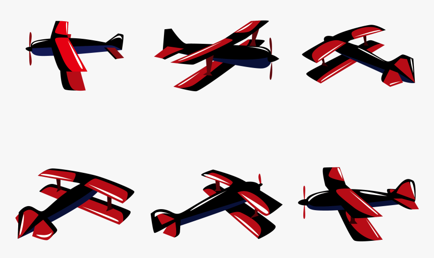 Airplane Logo Biplane Silhouette - Cessna 3d Vector Top, HD Png Download