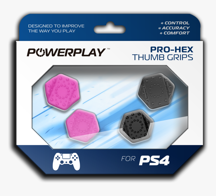 Powerplay Ps4 Pro-hex Thumb Grips For Ps4 Image - Plastic, HD Png Download
