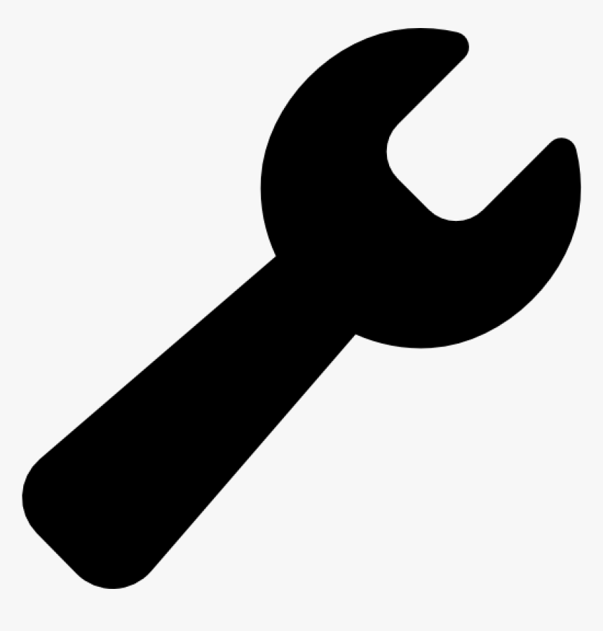 Black Wrench Inicio - Adjust Icon, HD Png Download