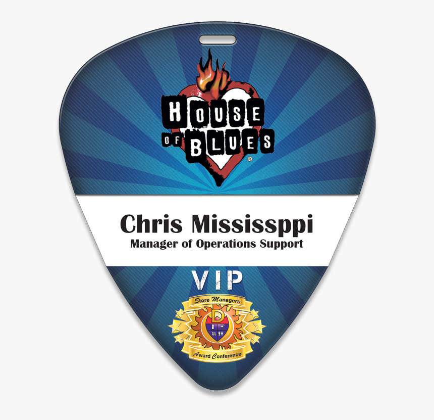 Hob Guitar Pick Pass - Guitar Pick Name Tag, HD Png Download