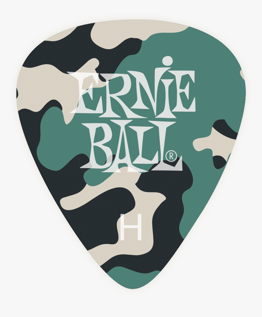 Camouflage Cellulose Heavy Bag Of 12 Thumb - Ernie Ball, HD Png Download
