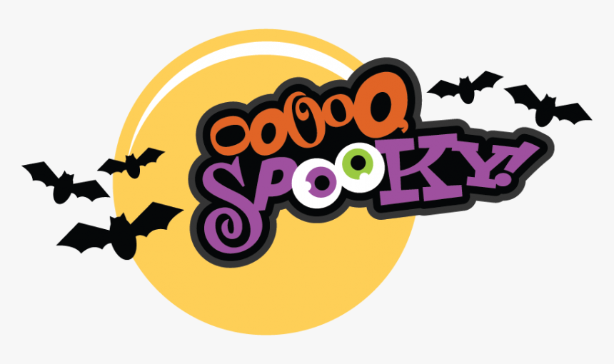 Spooky Clipart Scrapbook - Spooky Transparent Text, HD Png Download