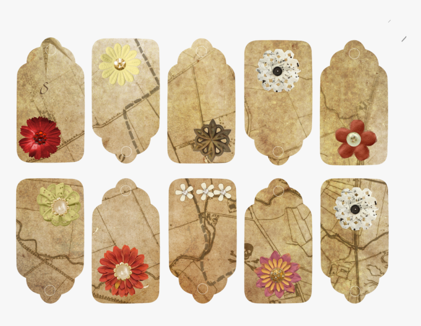 Scrapbooking Tag Png - Cliparts For Scrapbook Vintage, Transparent Png