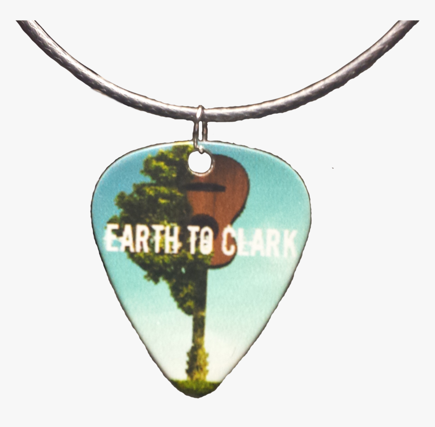 Image Of Earth To Clark Guitar Pick Necklace - Locket, HD Png Download