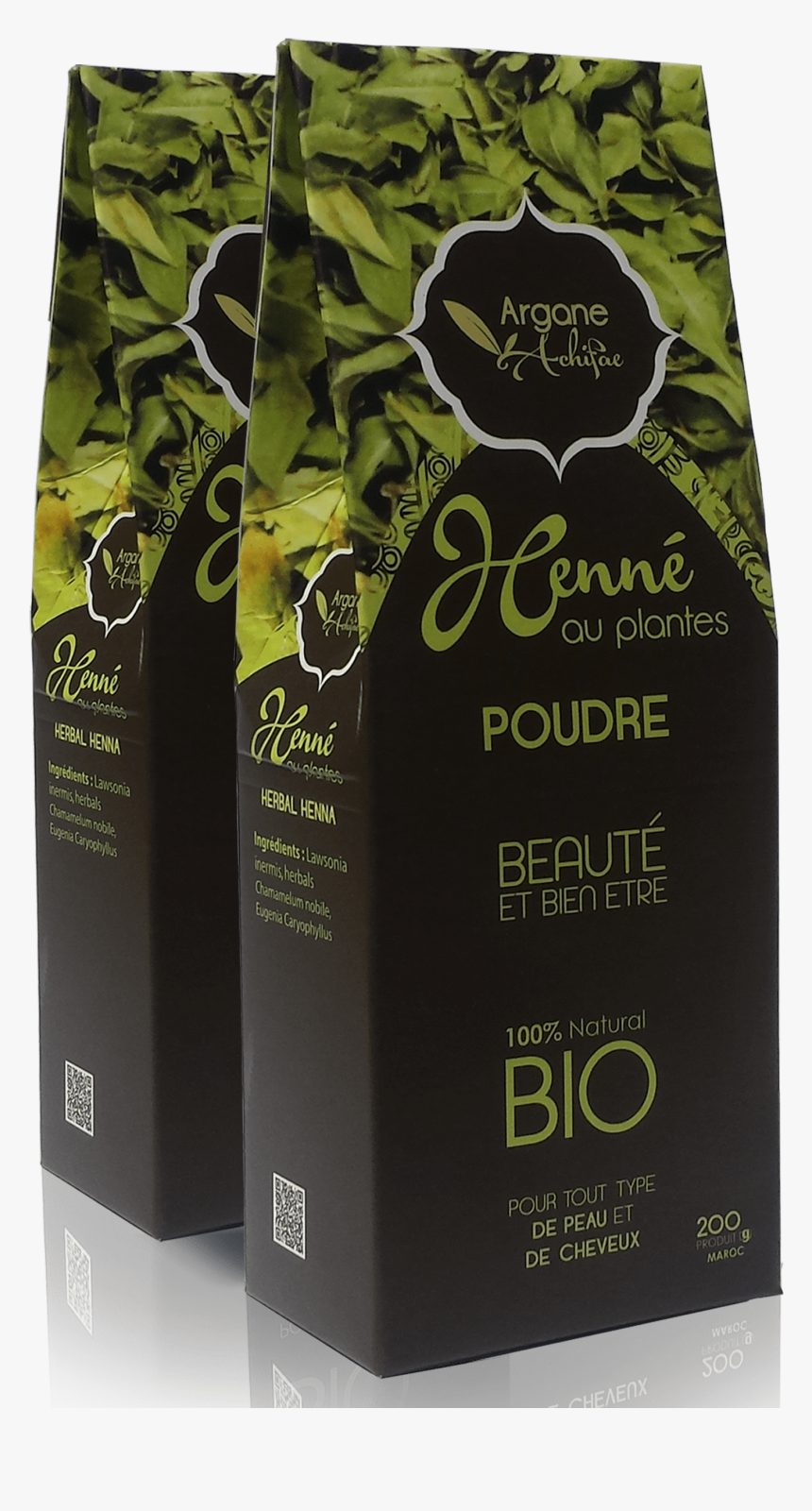 Henna Moroccan With Herbals In Powder 200 Gr - Private Label Brow Henna, HD Png Download