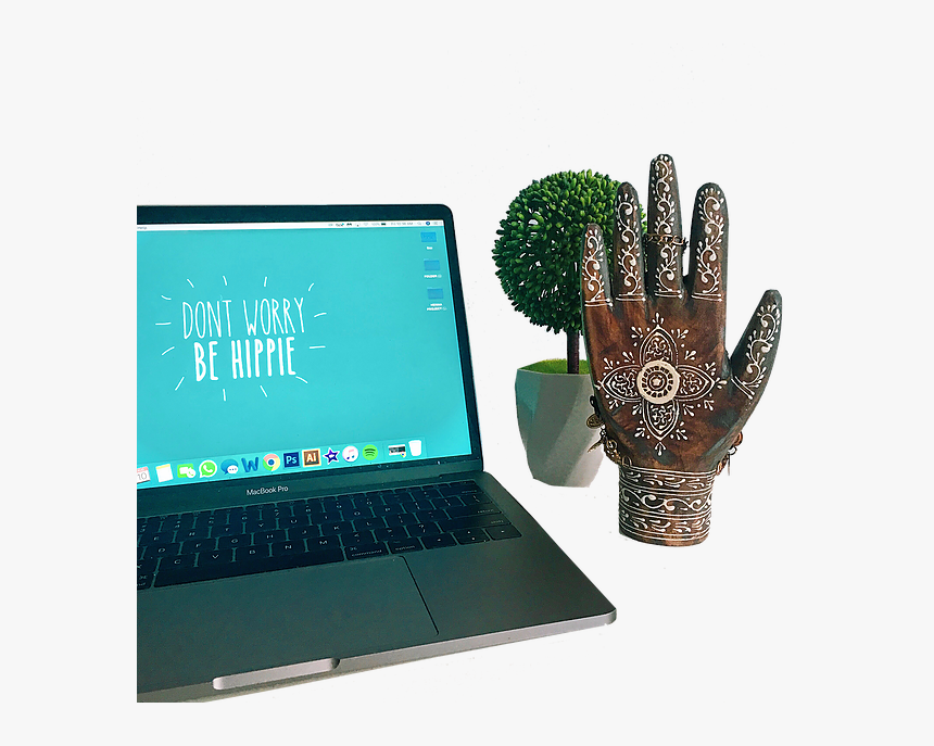 Henna Desk Transparent - Netbook, HD Png Download