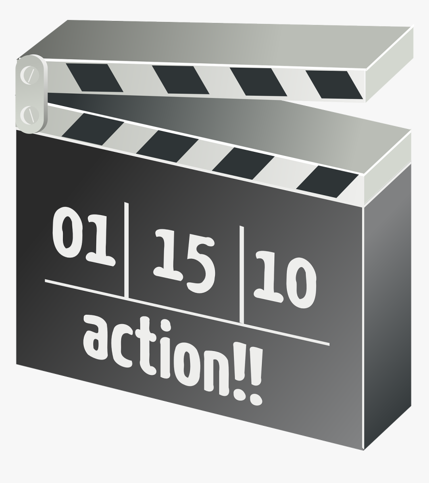 Movie Clapper Board Clipart, HD Png Download