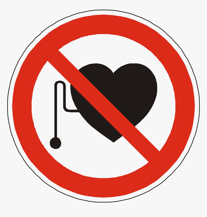 Herzschrittmacher Verboten, HD Png Download