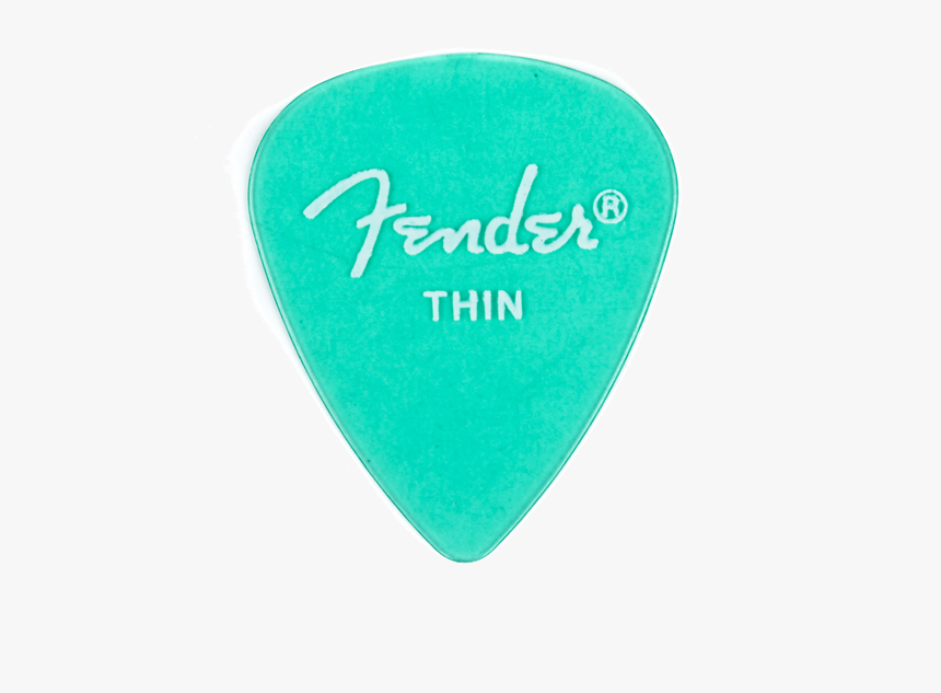 Fender California Clear Guitar Picks Thin, Surf Green - Fender, HD Png Download