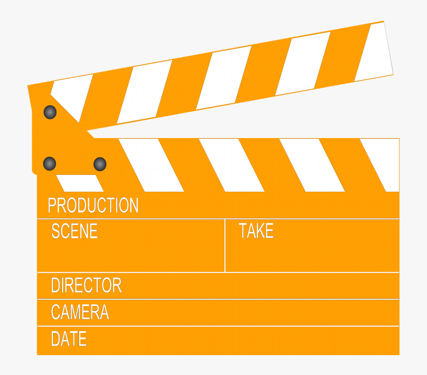 Movie Clapper Board , Png Download - Movie Clapper Board, Transparent Png