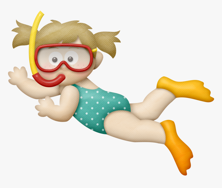 Piscine Portable Cartoon Graphics Drawing Network Clipart - Nadando Png, Transparent Png