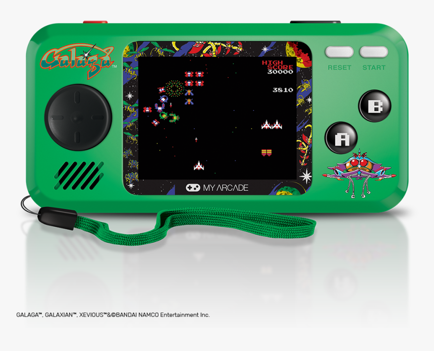 My Arcade Galaga Pocket Player, HD Png Download
