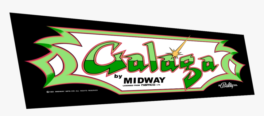 Tin Sign Galaga Arcade Shop Game Room Art Marquee Consol - Galaga Marquee Png, Transparent Png