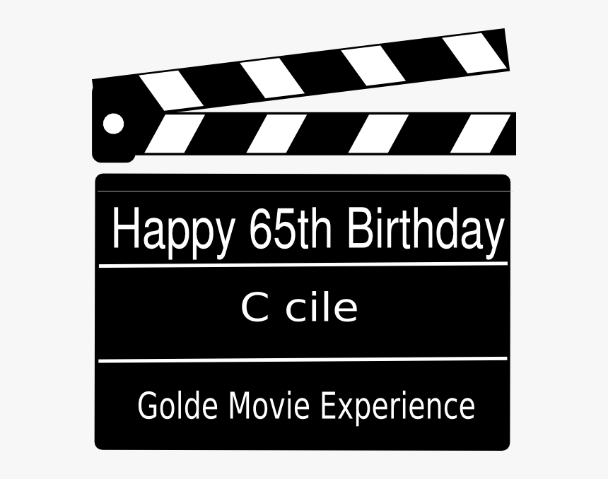 Happy Birthday Movie Clker, HD Png Download , Transparent Png Image