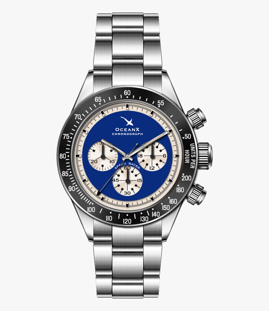 Oceanx Speed Racer Chronograph Srs115 
 Class - Ocean X Sharkmaster, HD Png Download