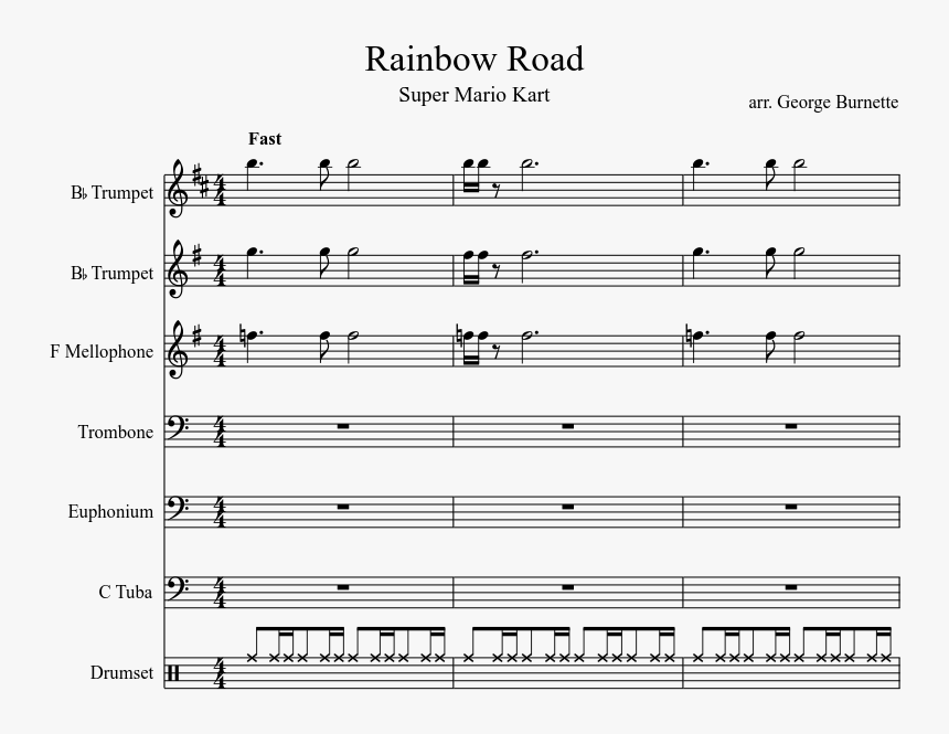 Piano With Rainbow Music Notes Png - Sheet Music, Transparent Png