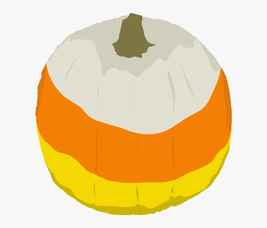 Painting A Pumpkin Like Candy Corn Is One Way To Decorate - Jack-o'-lantern, HD Png Download