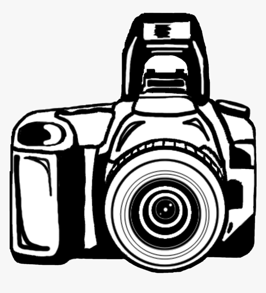 Camera Photography Clip Art Camera Black And White, HD Png Download , Transparent Png Image