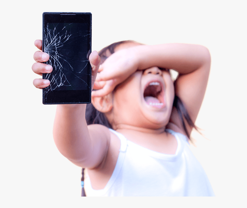 Crying Over Broken Phone, HD Png Download