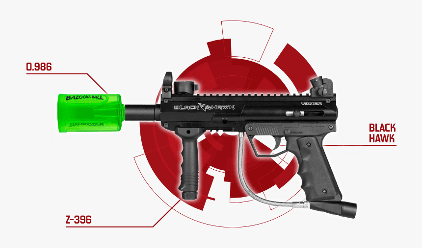 2m And Over May Use Bazooka Blasters - Paintball Marker, HD Png Download