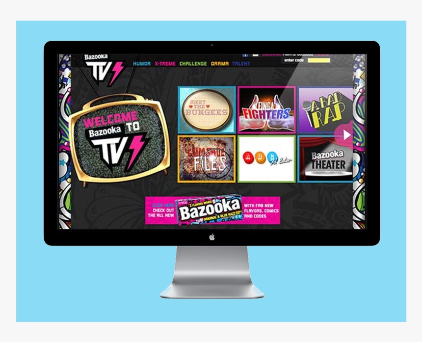 Bazookatvweblandingmac, HD Png Download