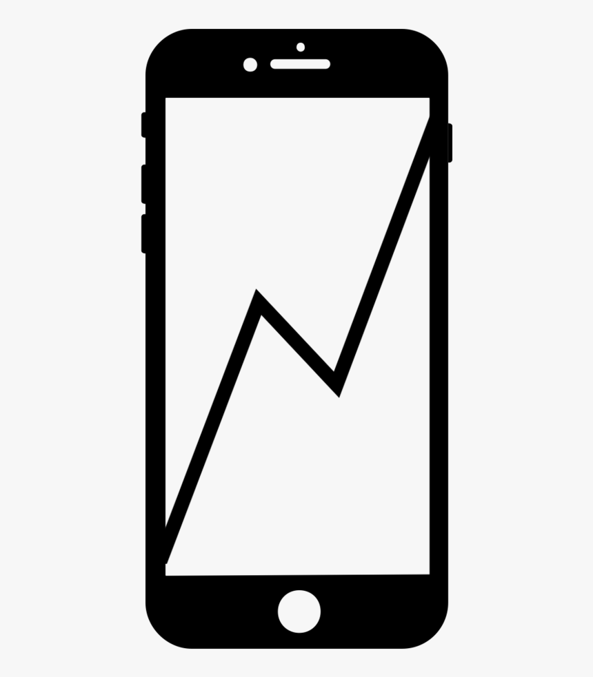 Noun Iphone 8 Plus 1261495 Broken, HD Png Download