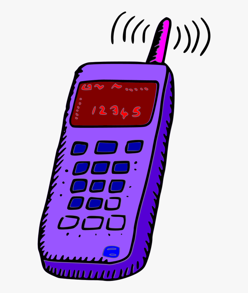 Analogue Mobile Phone - Mobile Phone Clipart, HD Png Download