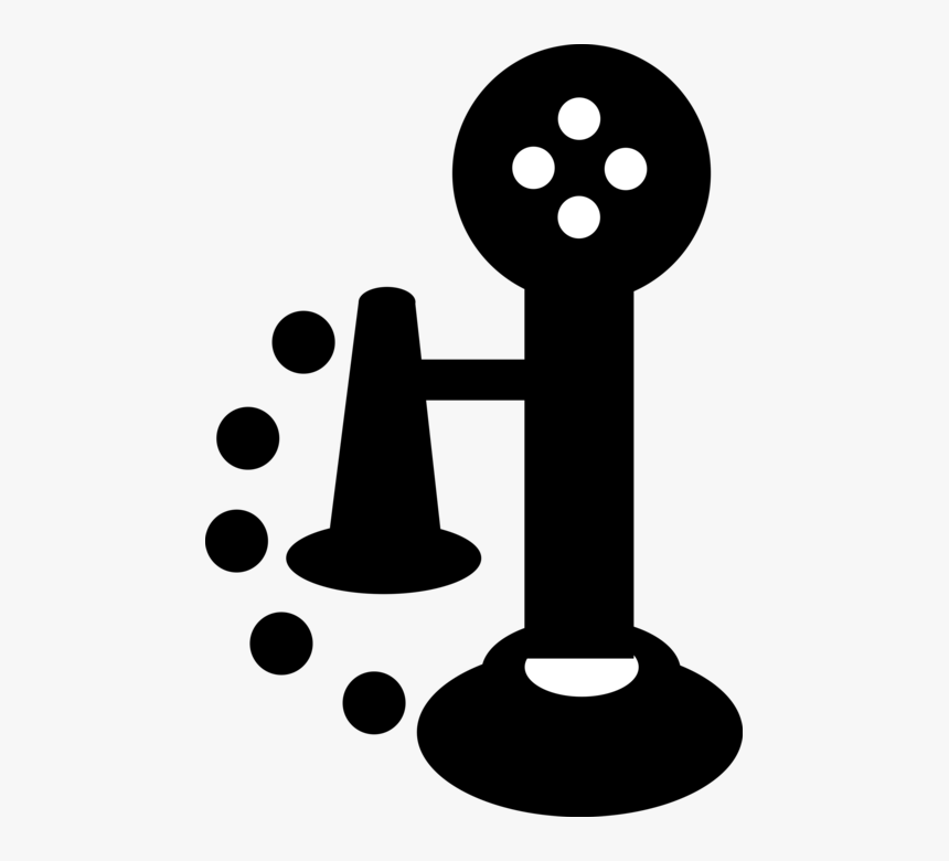 Vector Illustration Of Antique Telecommunications Device - Illustration, HD Png Download