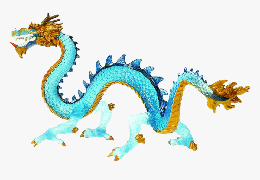 Krystal Blue Dragon Figure - Safari Ltd Com Dragons, HD Png Download