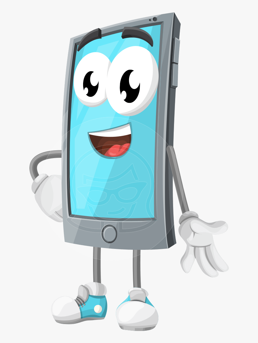 Cartoon Smartphone Png, Transparent Png