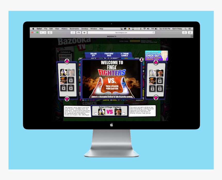 Bazookatvweb4mac-monitor, HD Png Download