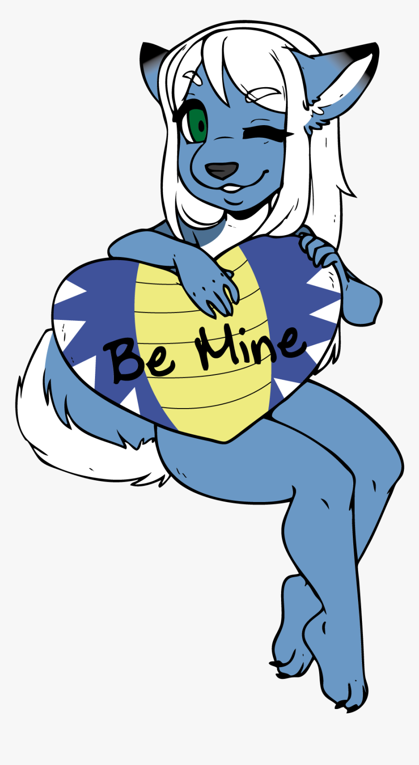 Valentine Of Blue Dragon - Cartoon, HD Png Download