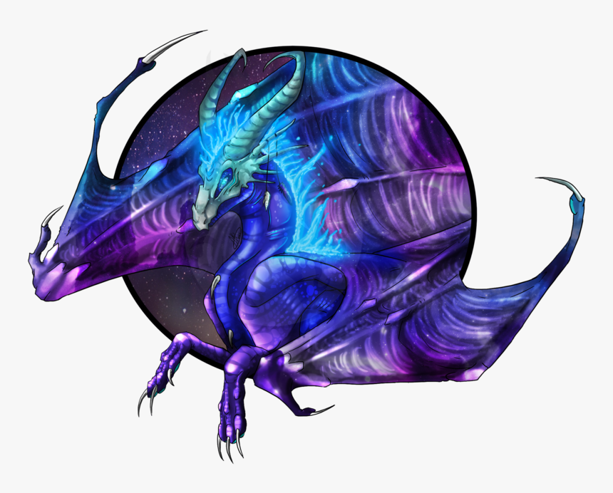 Art Trade Lucidious By Dark Spine Dragon-d6hjgx6 - Purple And Blue Dragon, HD Png Download