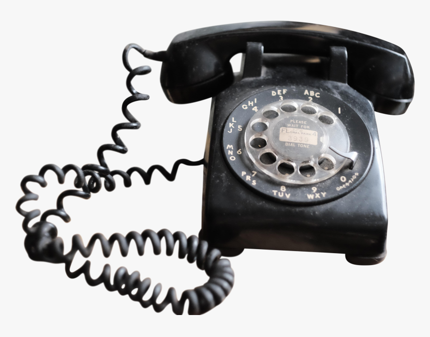 Old Black Phone Photo - Black Phone Rotary Png, Transparent Png
