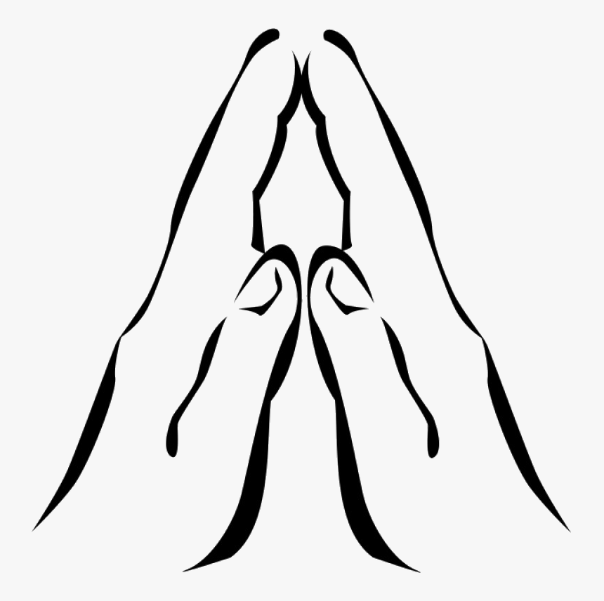 Praying Hands African American Clipart Transparent - Praying Hands Clip Art, HD Png Download