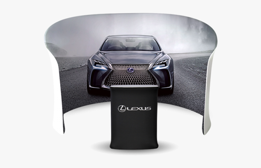 Semi Circular Display Stand Booth - Lexus Lf Fc Front, HD Png Download