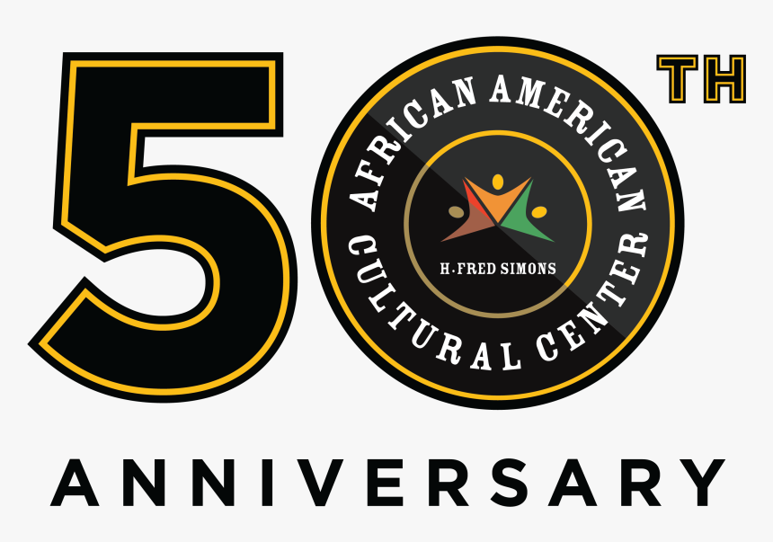 African American Cultural Center 50th Anniversary Logo - Circle, HD Png Download