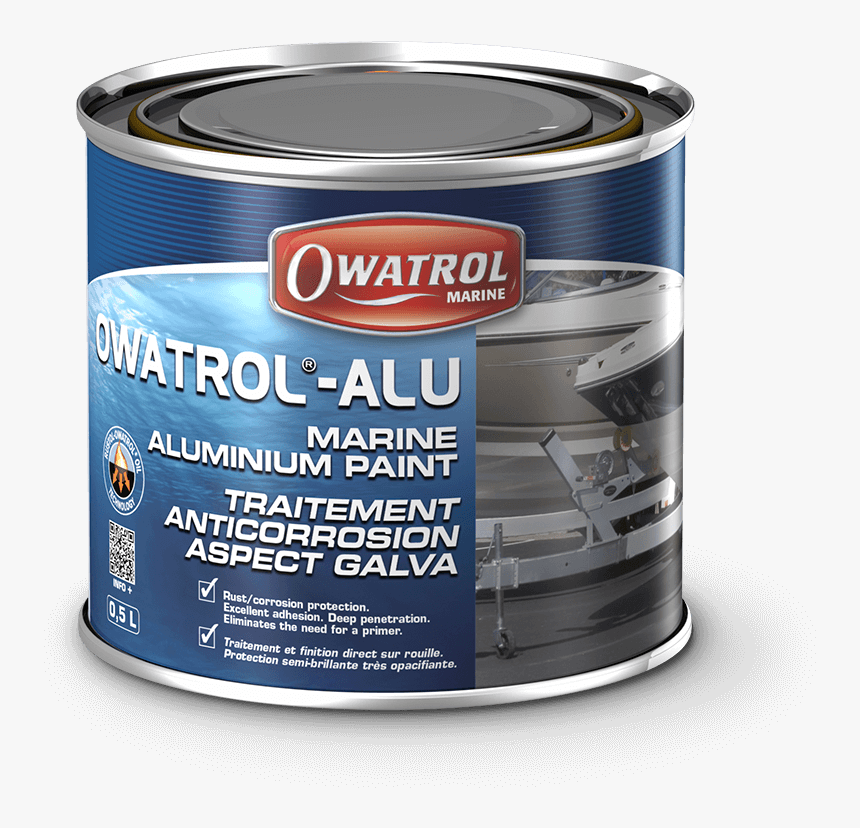 Owatrol Alu High Gloss Marine Aluminium Paint Finish - Marine Anti Corrosive Paint, HD Png Download