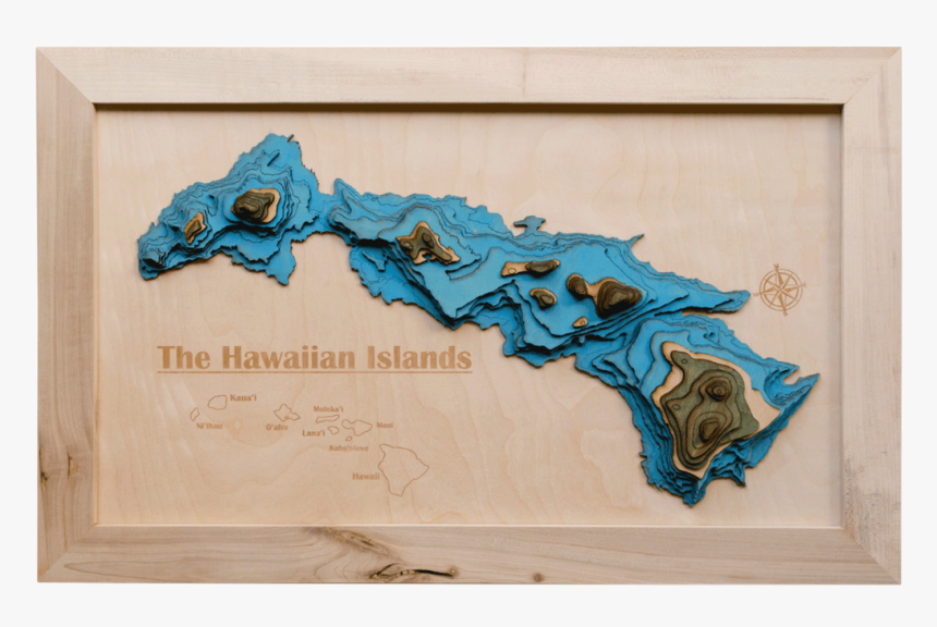 3d Model Hawaiian Islands, HD Png Download