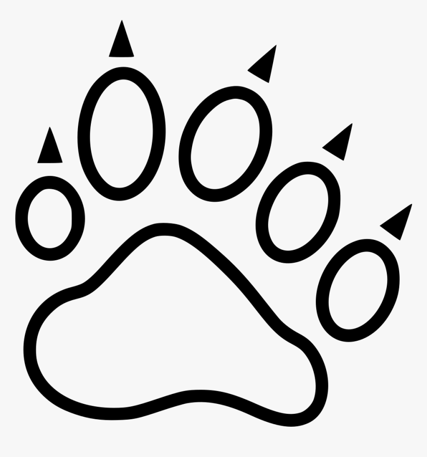 Paw Print Animal - Circle, HD Png Download