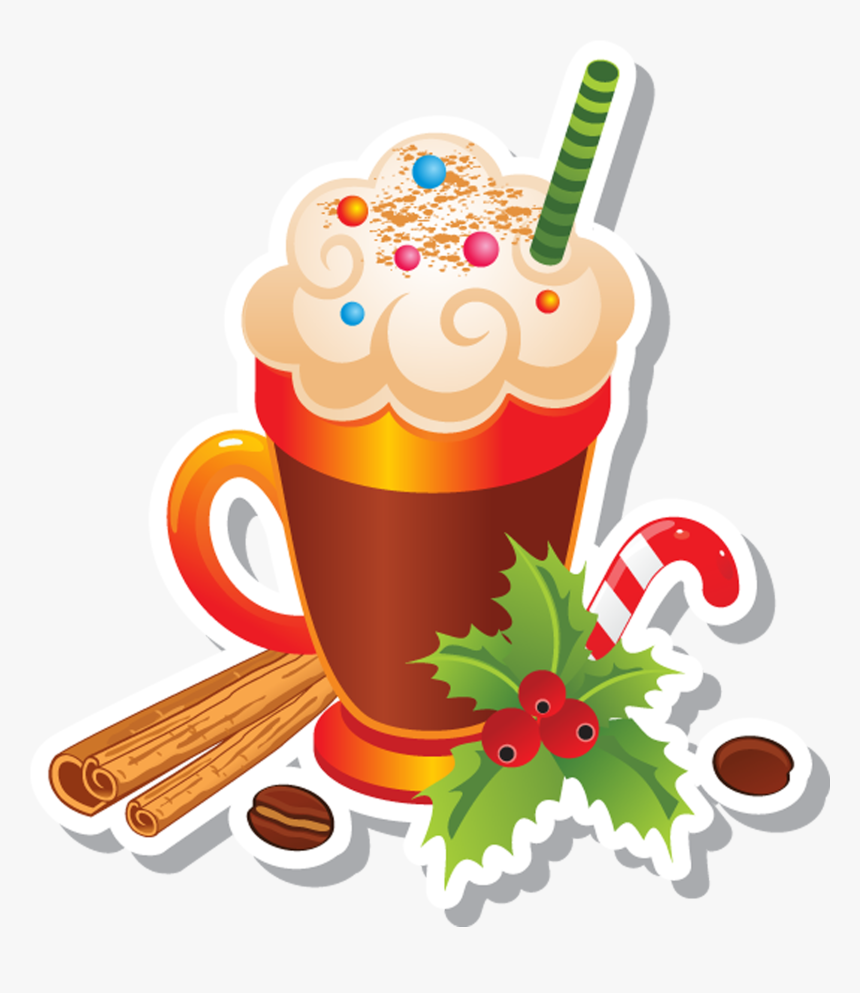 Eggnog Candy Cane Christmas Clip Art Cold Eggnog Art Christmas, HD