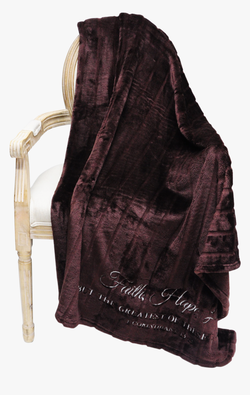 Limited Edition Stripe Sculpted Velvet Plush Scripture - Transparent Png Throw Blanket, Png Download