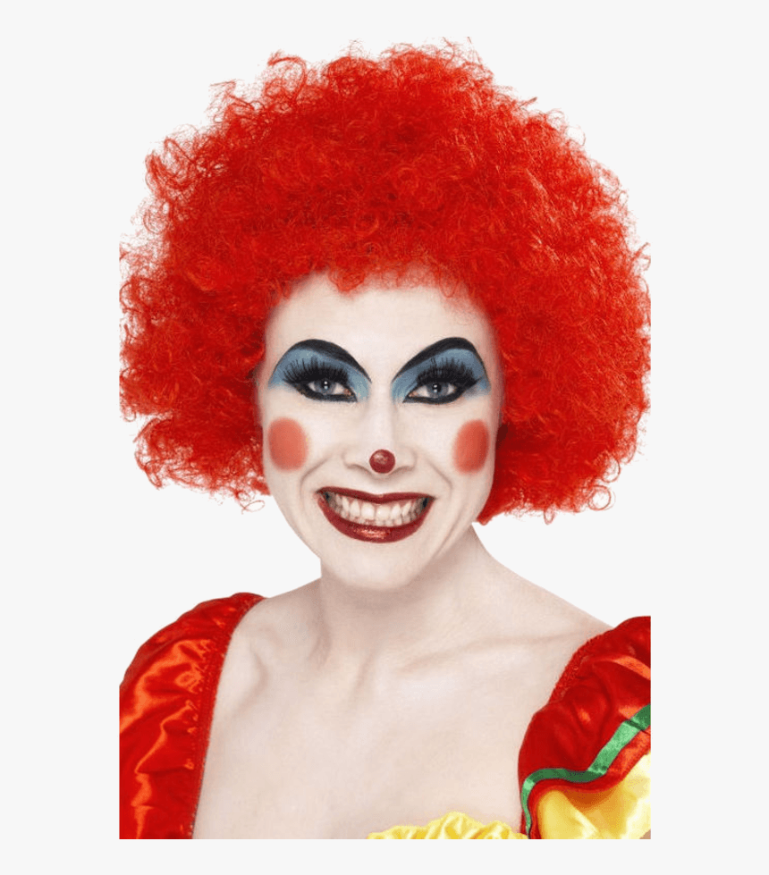 Transparent Clown Wig Png - Clown Wig Red, Png Download