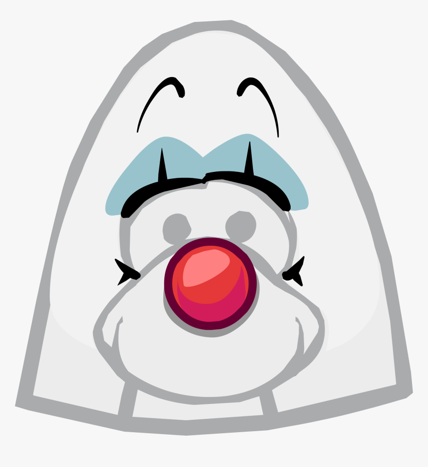 Clown Face Paint Png - Club Penguin Optic Headset, Transparent Png