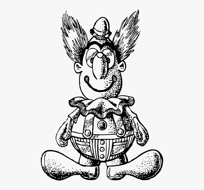Clown, Happy, Funny, Circus, Party, Colorful - Clown Clip Art, HD Png Download